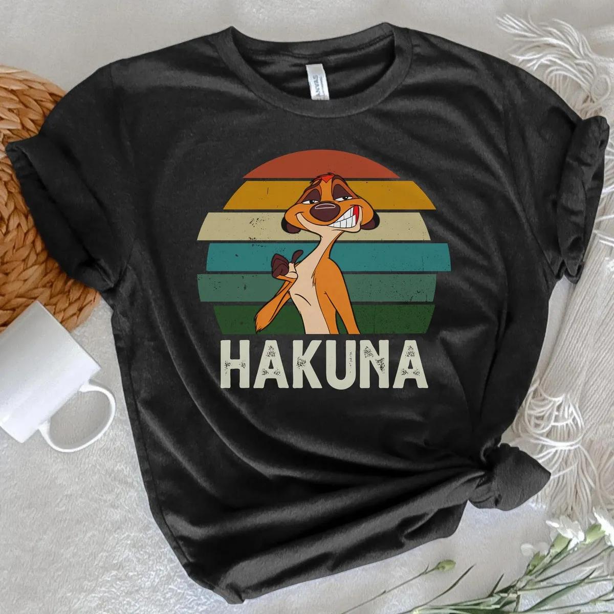 Disney The Lion King Timon Hakuna Portrait Shirt 4