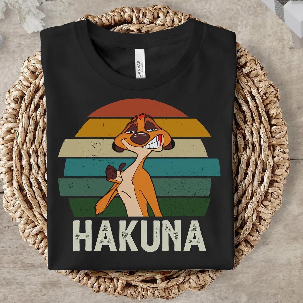 Disney The Lion King Timon Hakuna Portrait Shirt 5