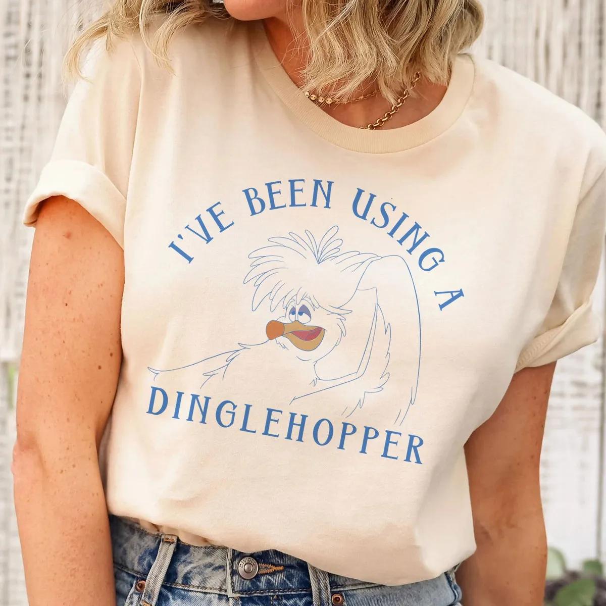 Disney The Little Mermaid Scuttle Using A Dinglehopper Shirt 1