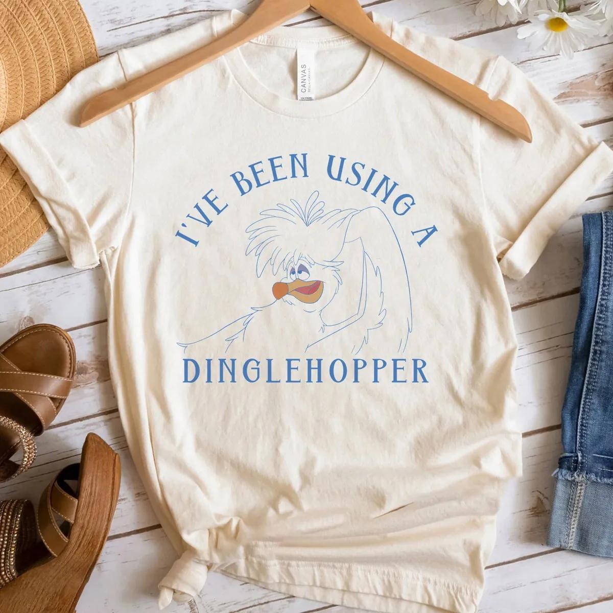 Disney The Little Mermaid Scuttle Using A Dinglehopper Shirt 4