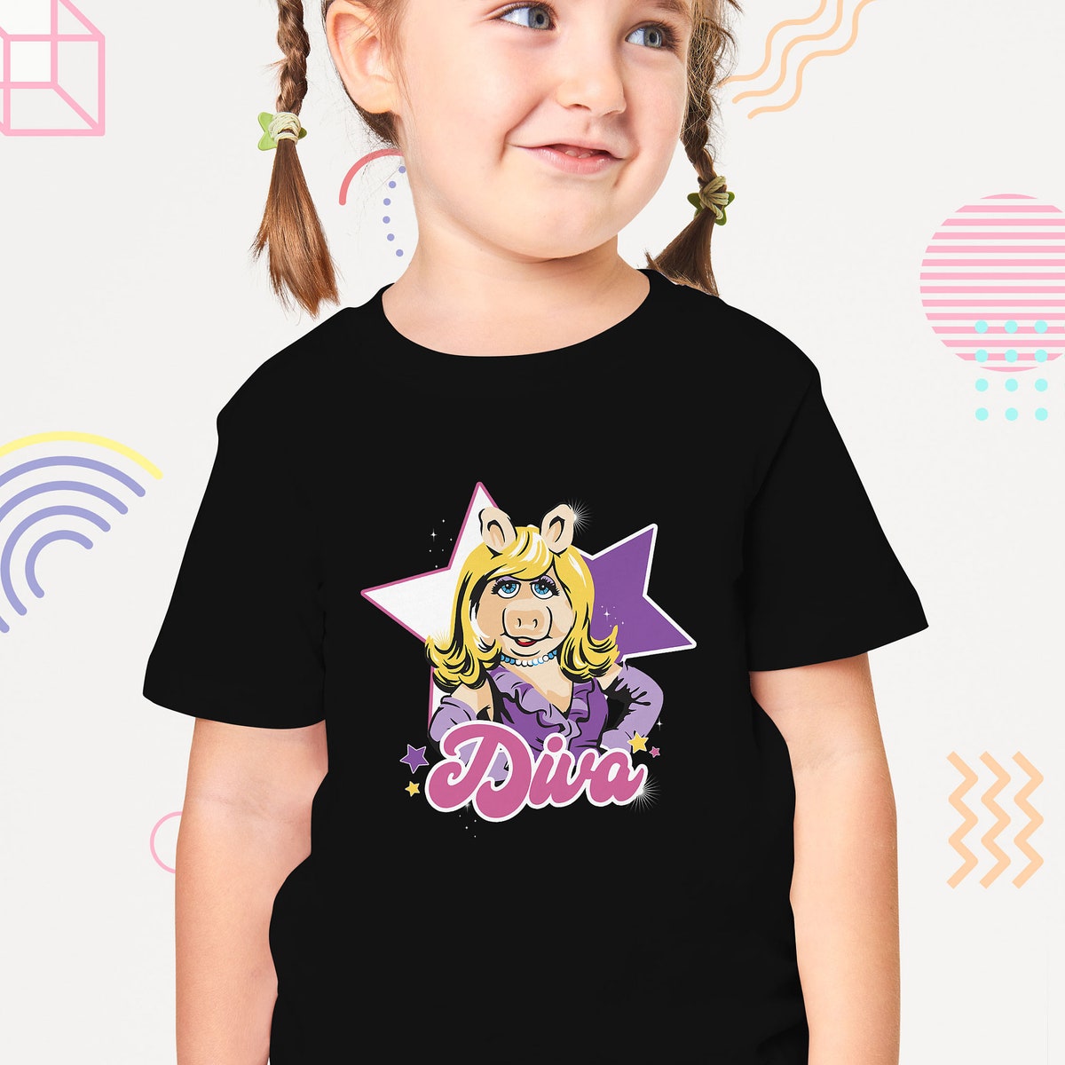 Disney The Muppets Miss Piggy Diva Portrait Shirt 2 1