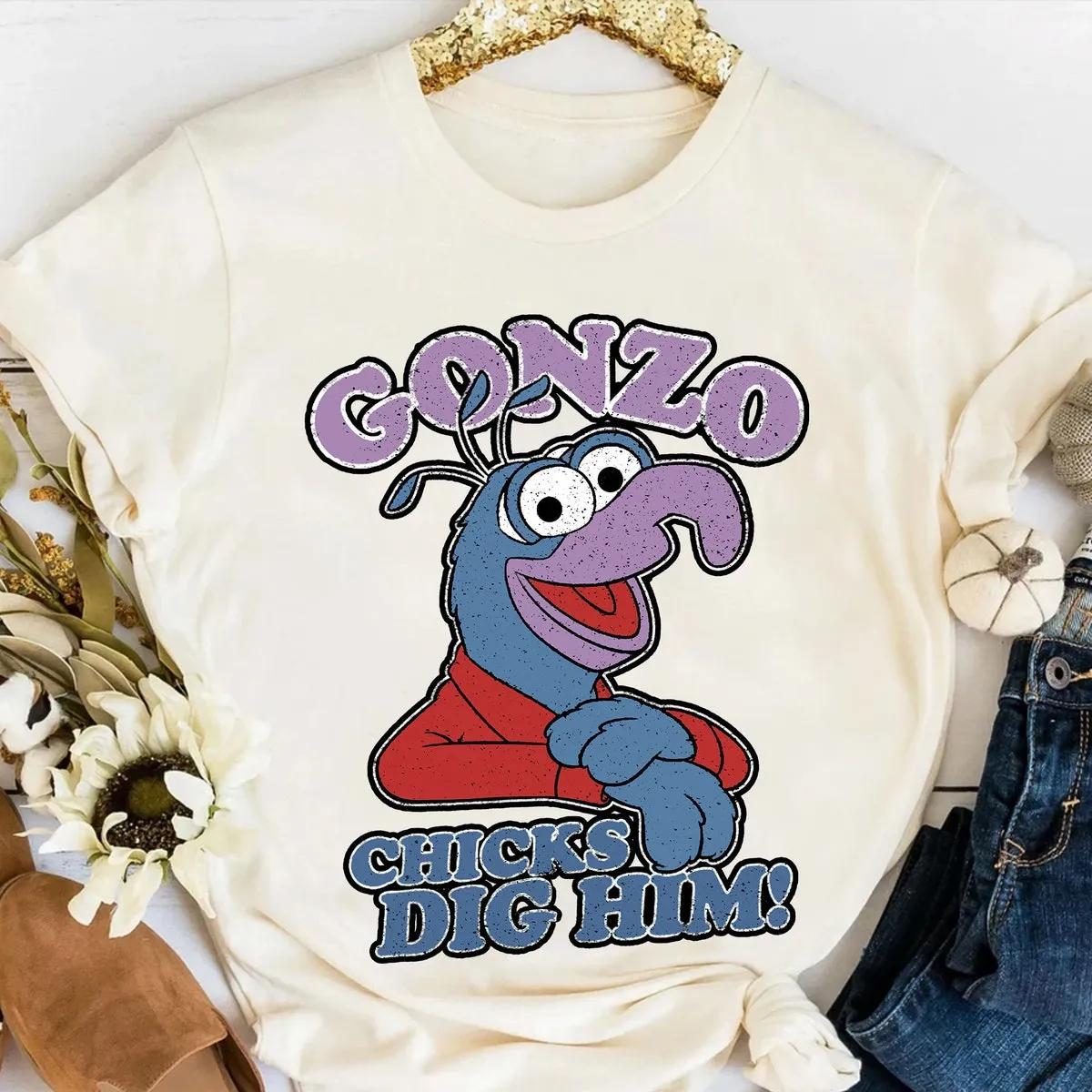 Disney The Muppets Show Funny Gonzo Chicks Dig Him Shirt 2