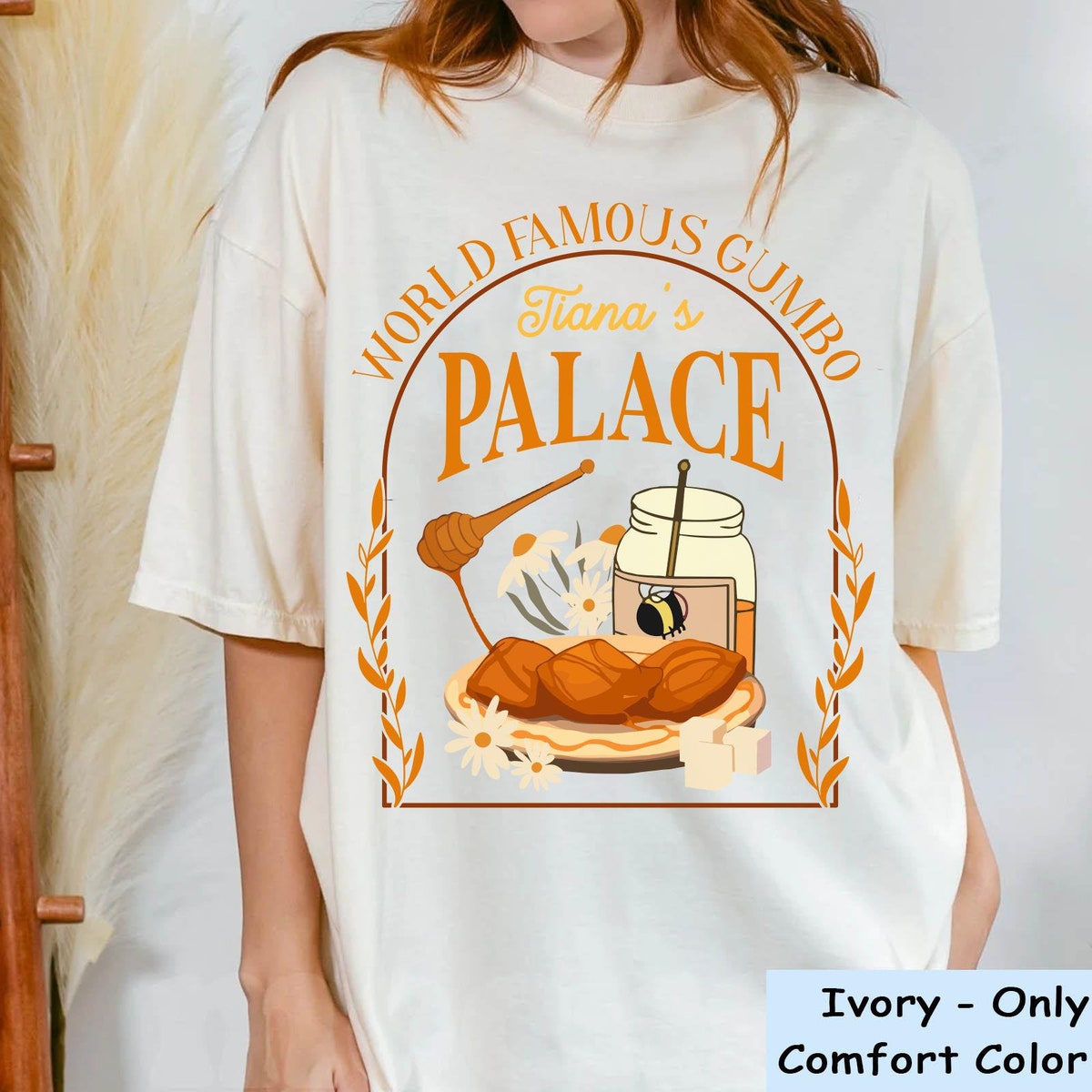 Disney Tianas Palace Beignets Honey Gumbo Shirt 2