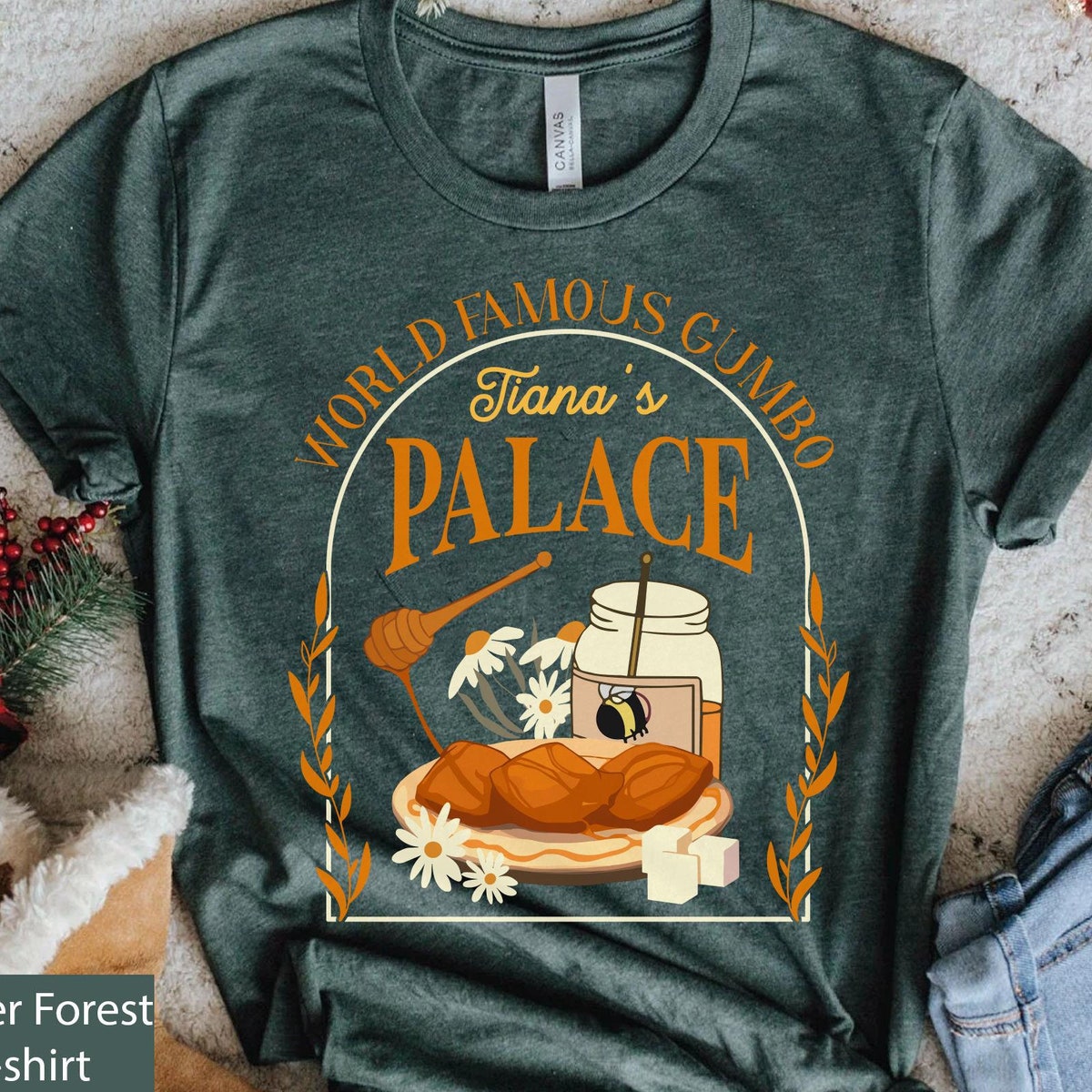 Disney Tianas Palace Beignets Honey Gumbo Shirt 5