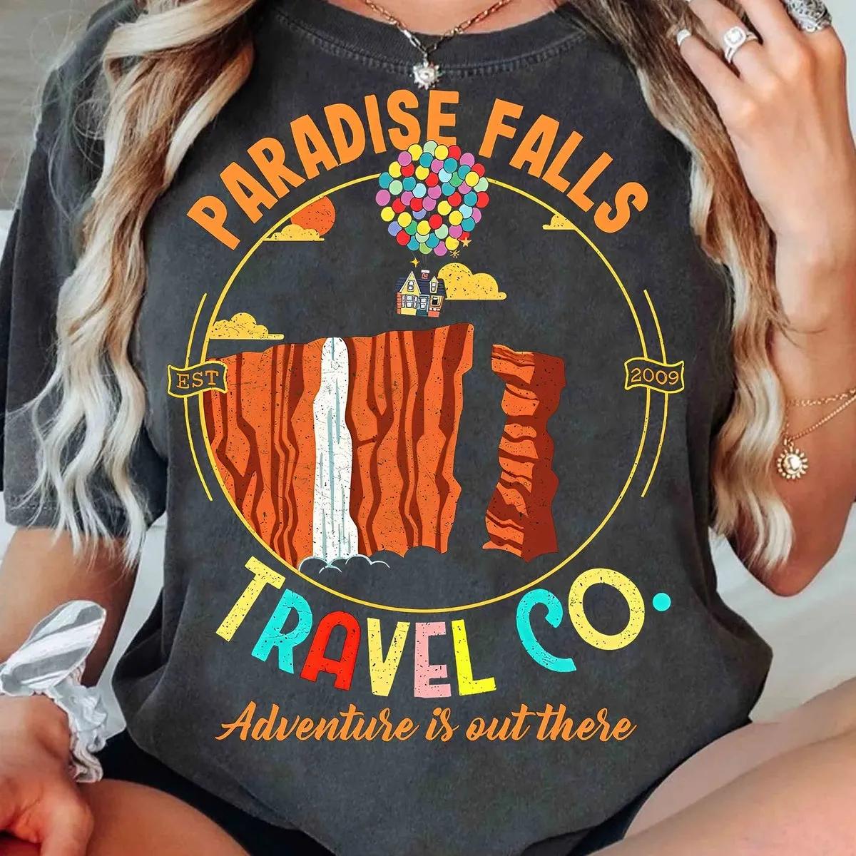 Disney Up Paradise Falls Vacation Travel Co Shirt 1