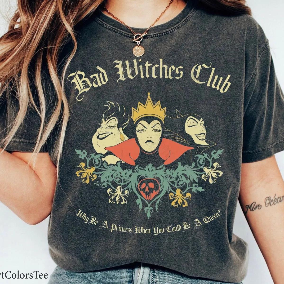 Disney Villains Bad Witches Club Shirt 3 1