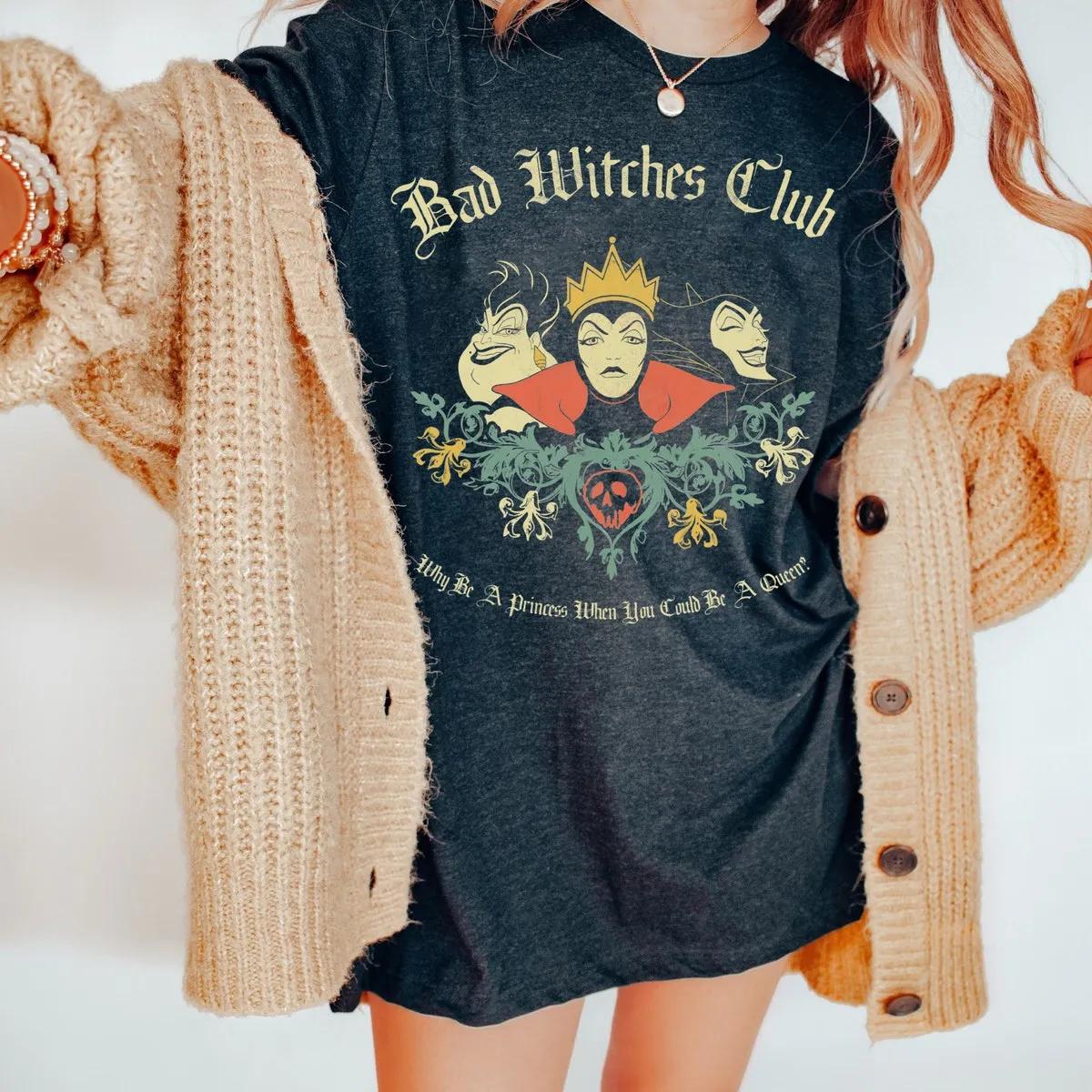 Disney Villains Bad Witches Club Shirt 4 1