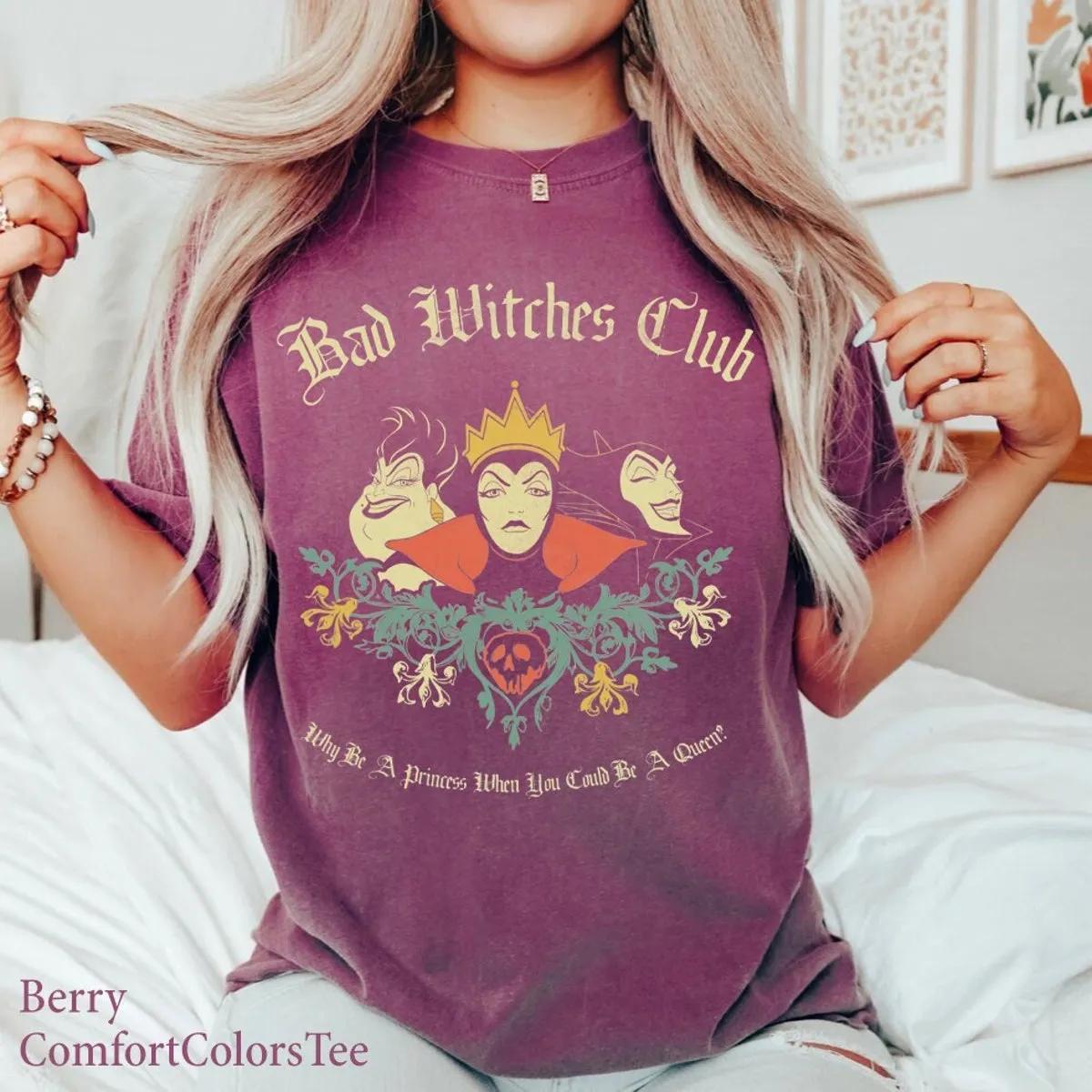 Disney Villains Bad Witches Club Shirt 5 1