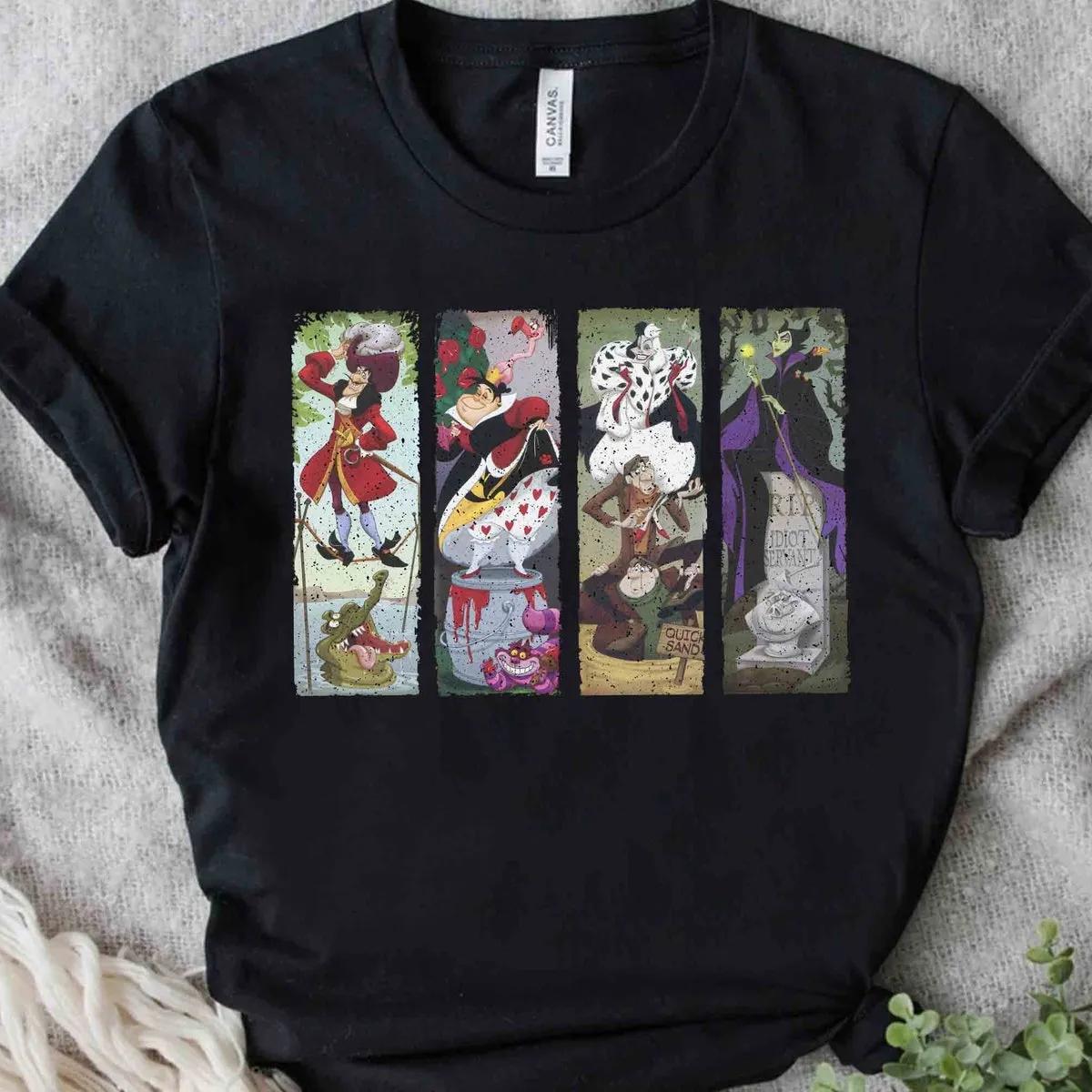 Disney Villains Custom Haunted Mansion Stretching Room Shirt 1