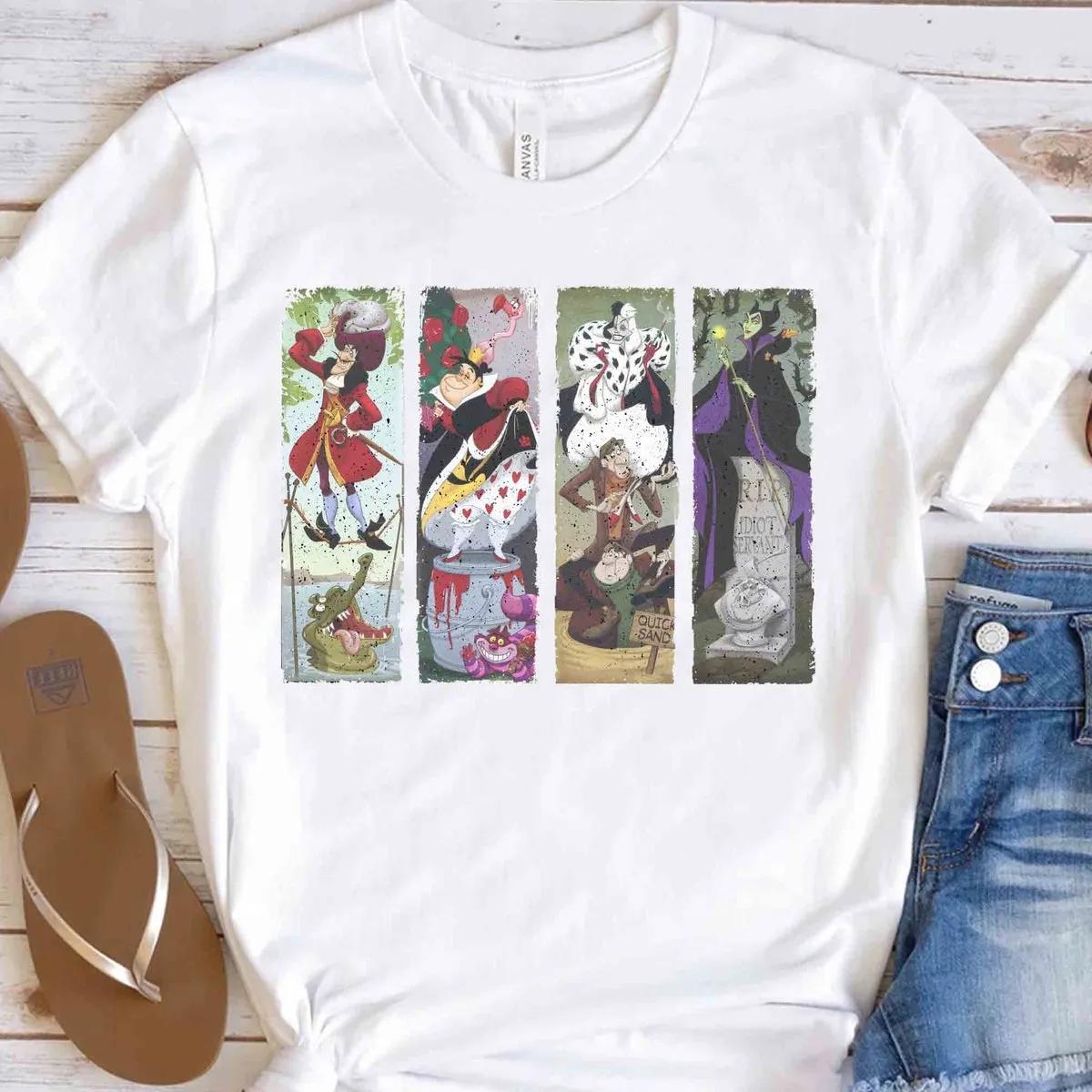 Disney Villains Custom Haunted Mansion Stretching Room Shirt 2