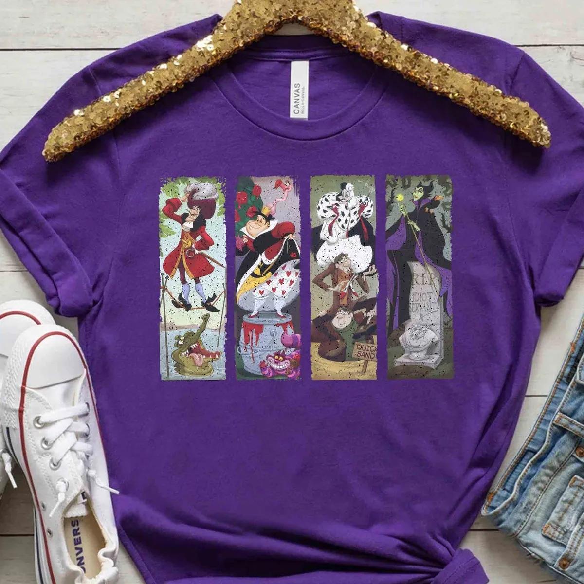 Disney Villains Custom Haunted Mansion Stretching Room Shirt 5