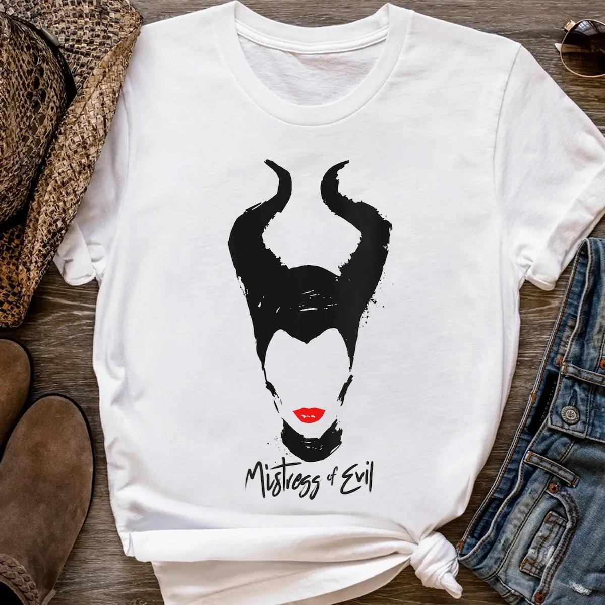 Disney Villains Maleficent Mistress Of Evil Red Lips Shirt 3