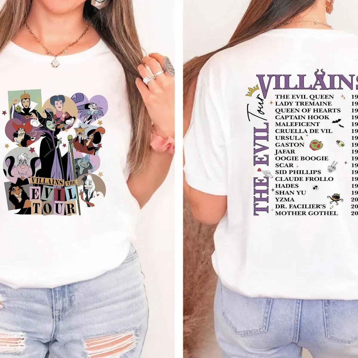 Disney Villains Witchy Halloween Shirt 1 1