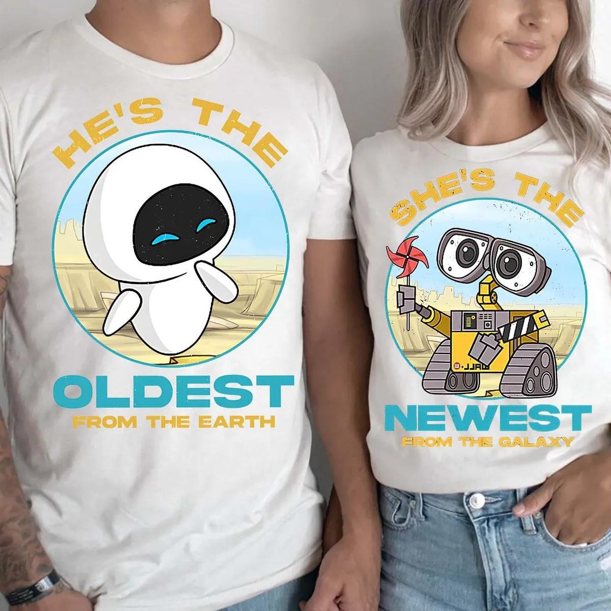 Disney Wall E Couple Shirt 1