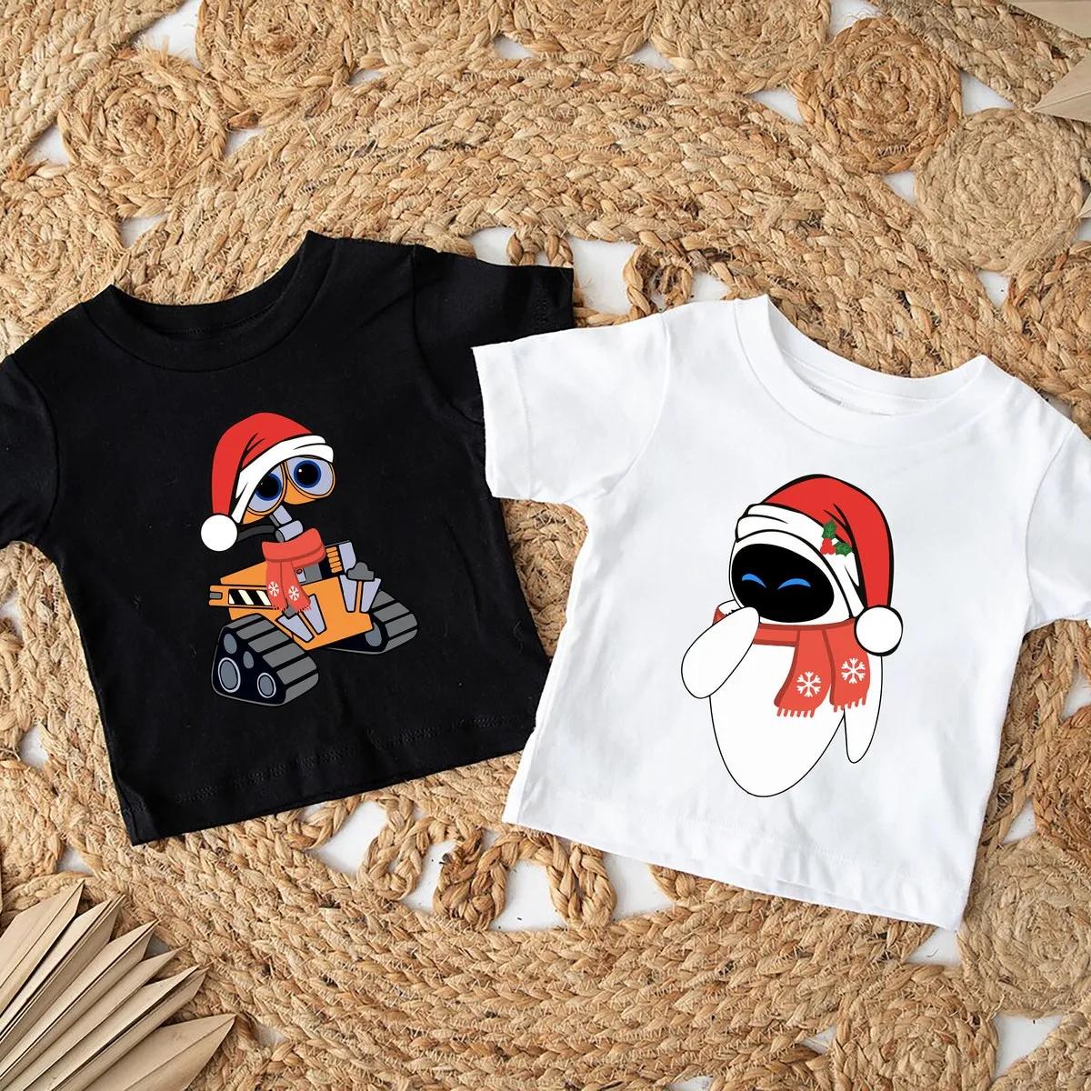 Disney Wall E and Eve Christmas Shirt 2 1