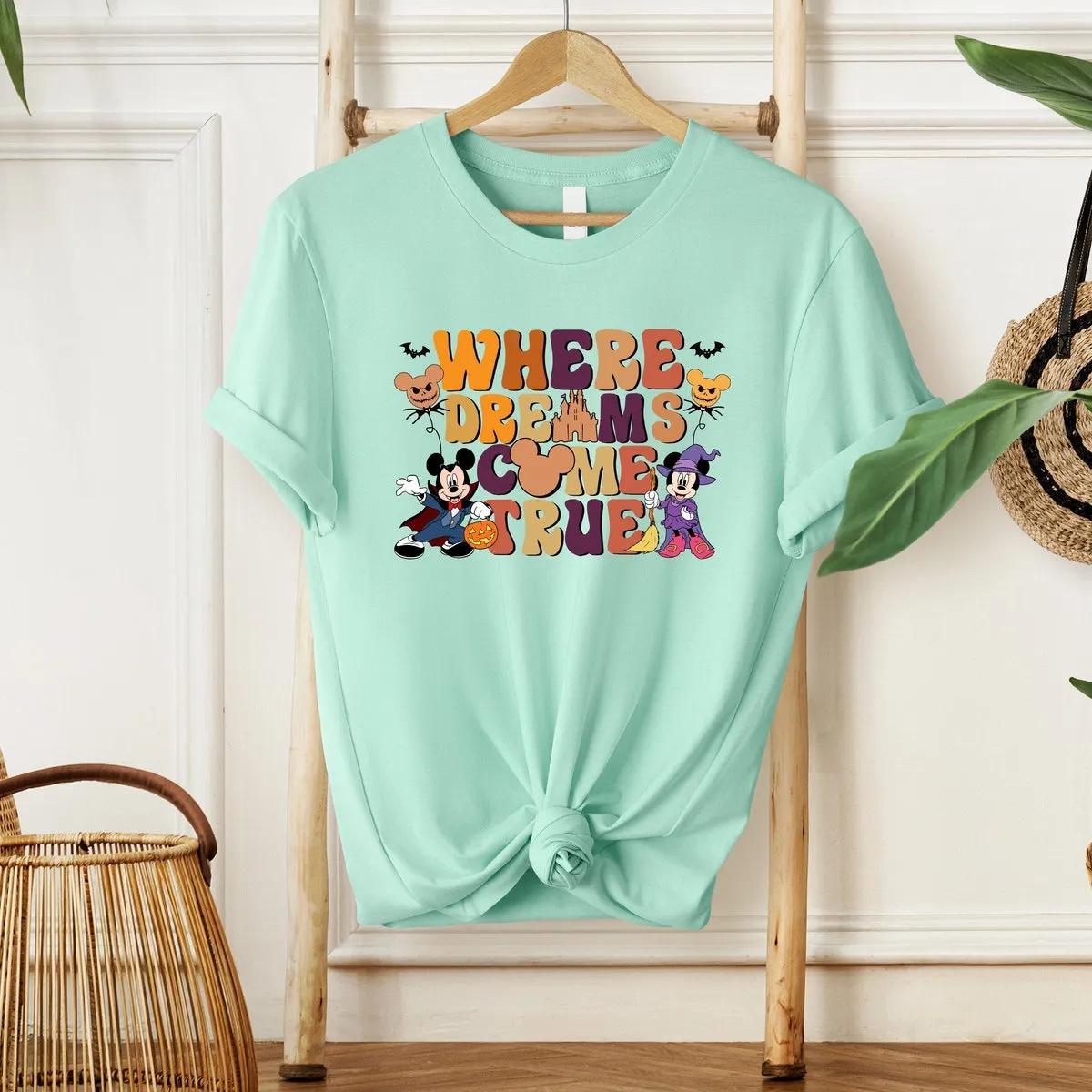 Disney Where Dreams Come True Halloween Shirt 1