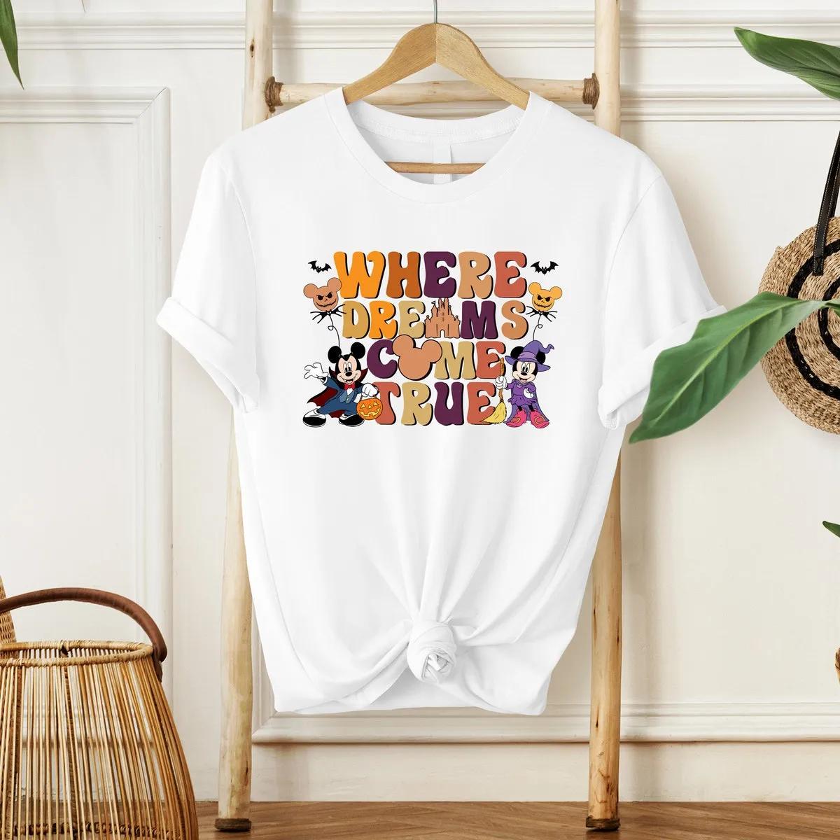 Disney Where Dreams Come True Halloween Shirt 2