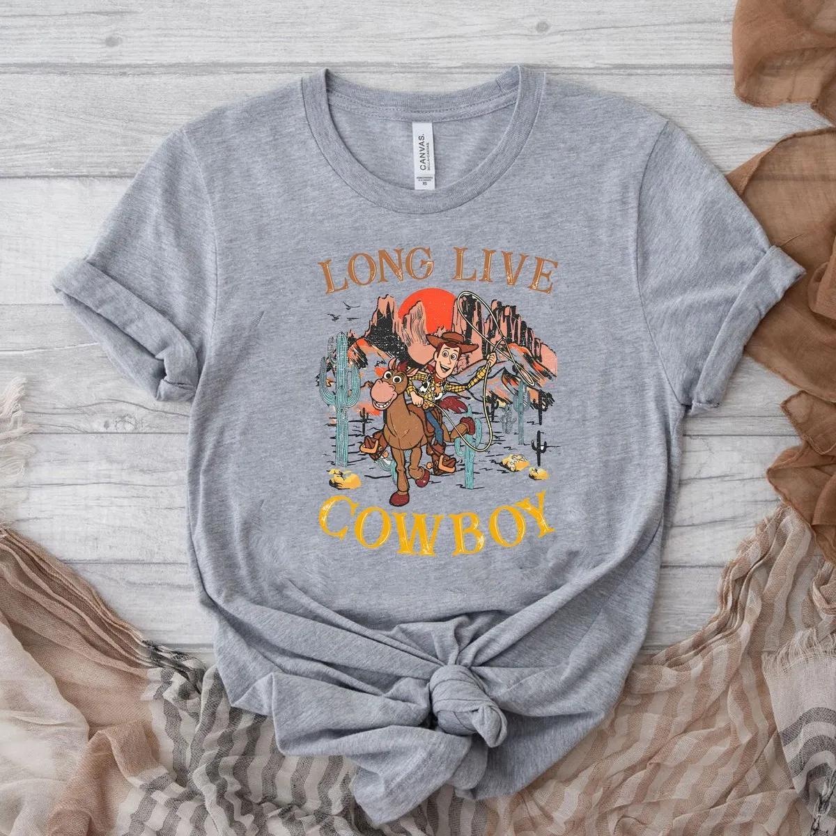 Disney Woody And Bullseye Long Live Cowboy Toy Story Shirt 2