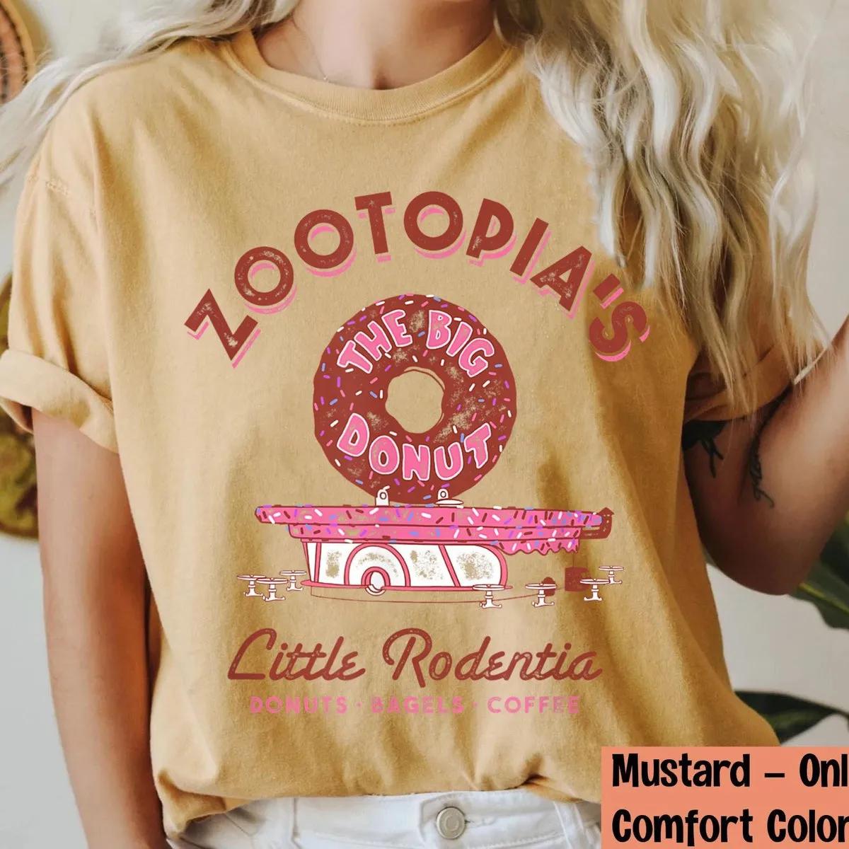 Disney Zootopia The Big Donut Coffee Shop Shirt 5 1