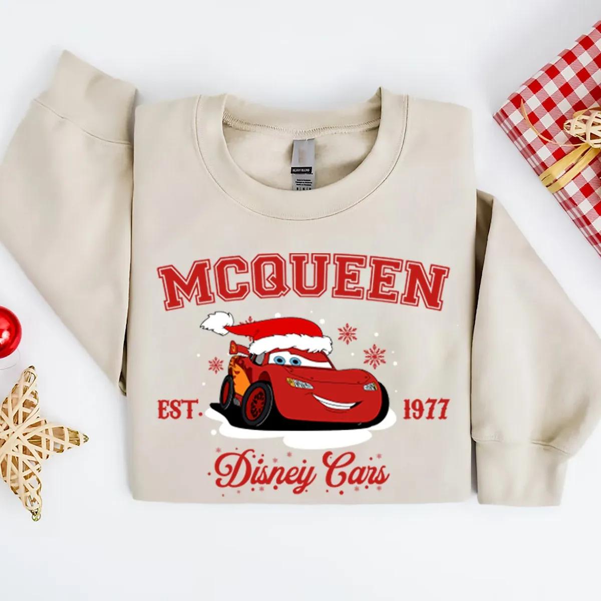 Disneyland Lightning McQueen Cars Christmas Shirt 1 1