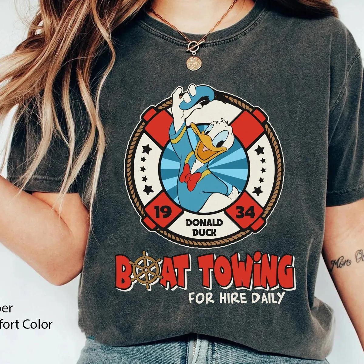 Donald Boat Towing For Hire Daily Shirt 2