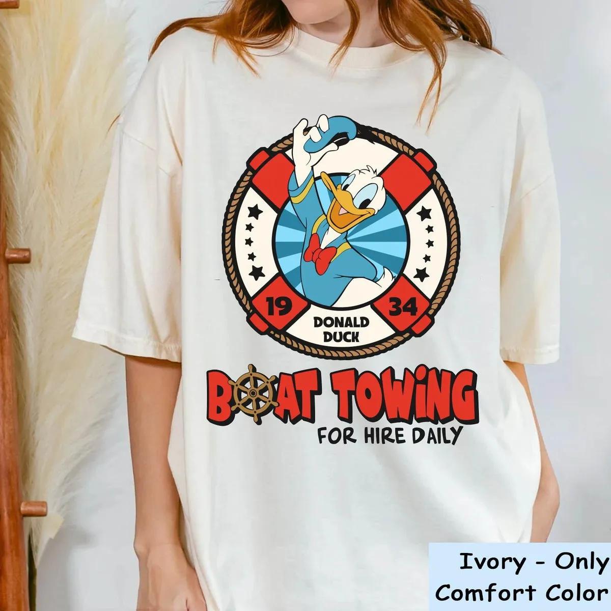 Donald Boat Towing For Hire Daily Shirt 3