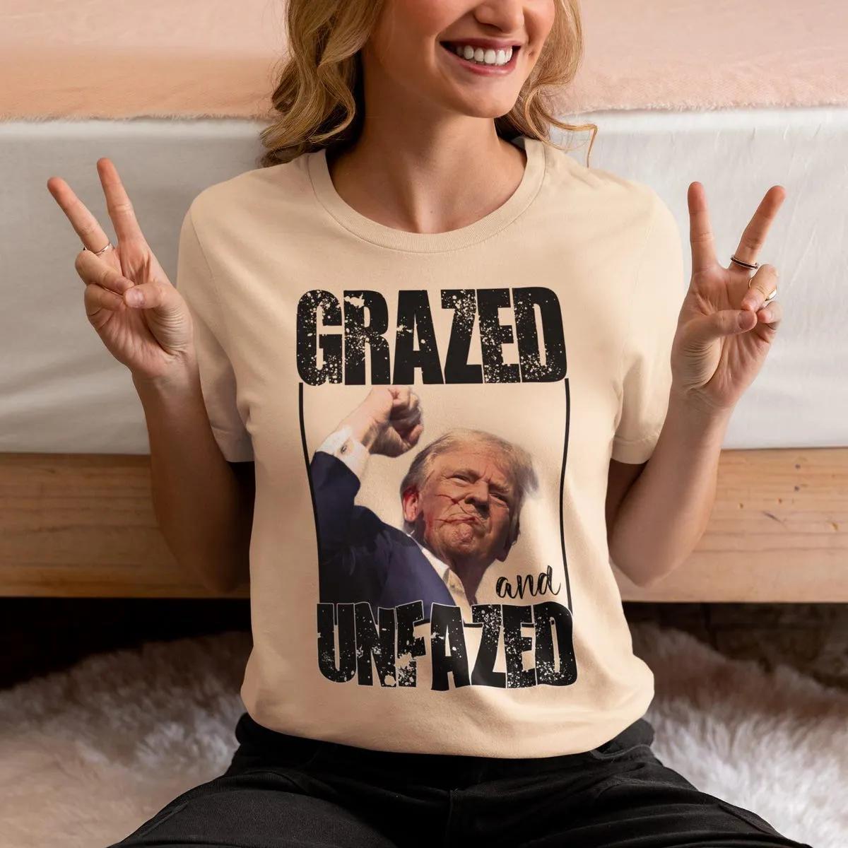 Donald Trump Grazed And Unfazed Shirt 3 1