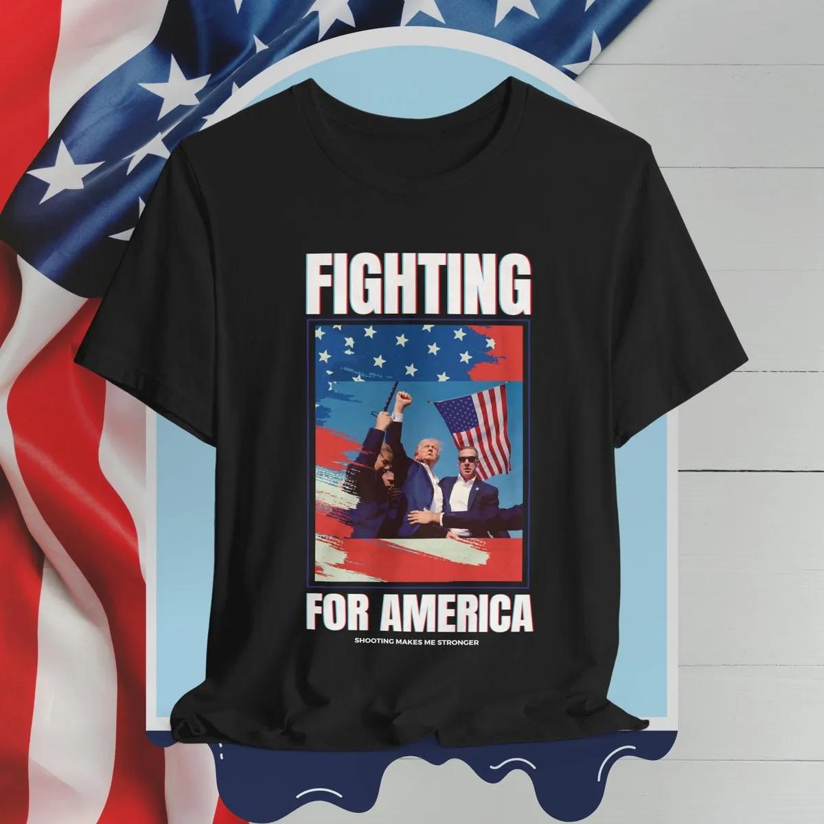 Donald Trump Shooting Shirt Fight Trump Tee 2 1