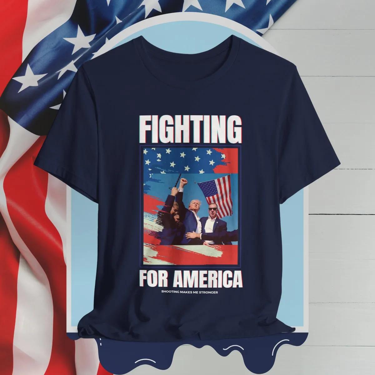 Donald Trump Shooting Shirt Fight Trump Tee 3 1