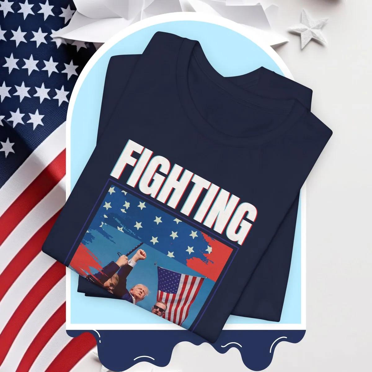 Donald Trump Shooting Shirt Fight Trump Tee 4 1