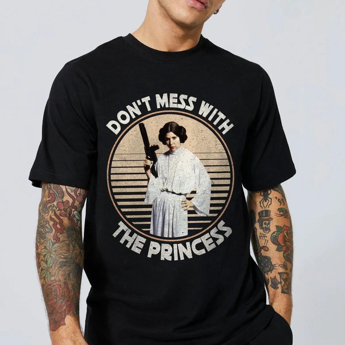 Dont Mess With The Princess Star Wars Leia Princess Shirt 3