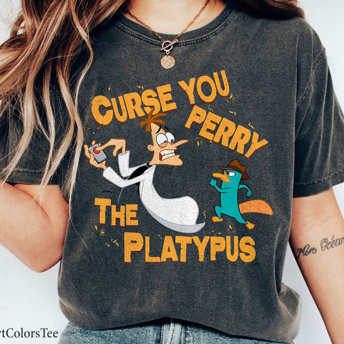 Doof Curse You Perry The Platypus Shirt 1 1