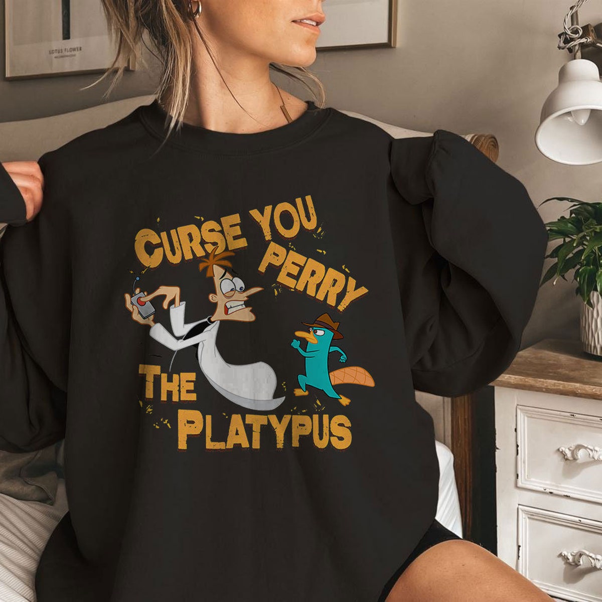 Doof Curse You Perry The Platypus Shirt 2 1