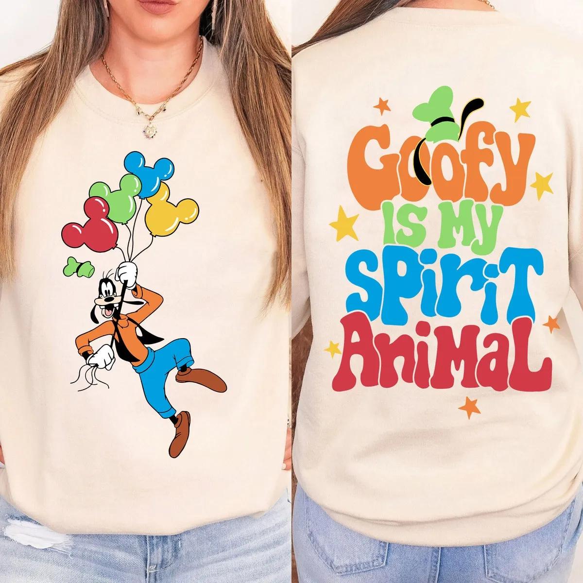 Double Sided Goofy Is My Spirit Animal Shirt 1