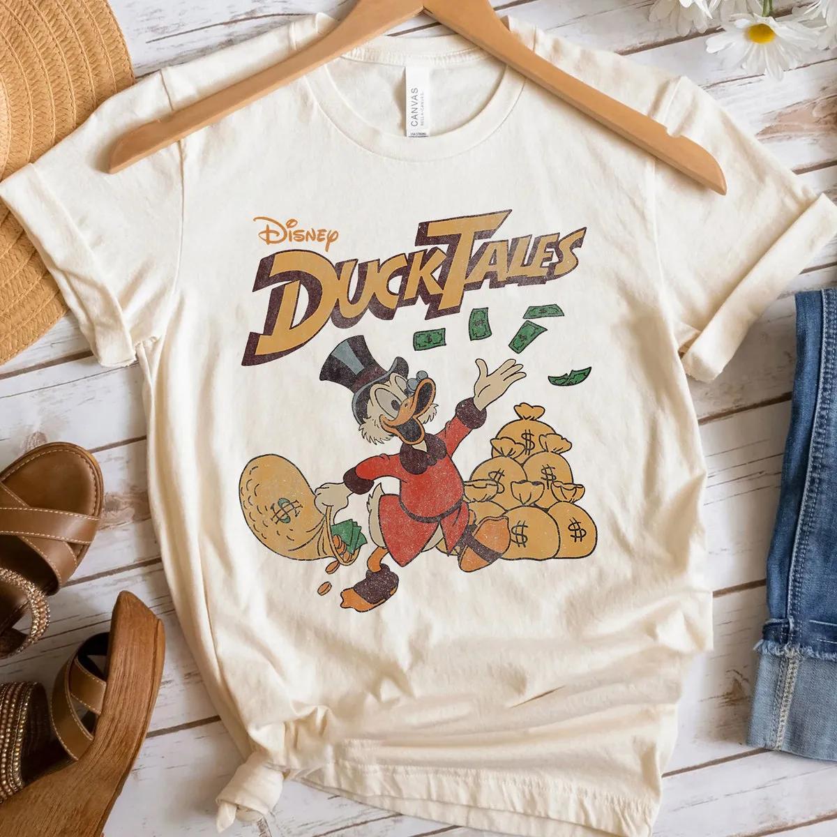 Duck Tales Scrooge McDuck Money Bags Shirt 3 1