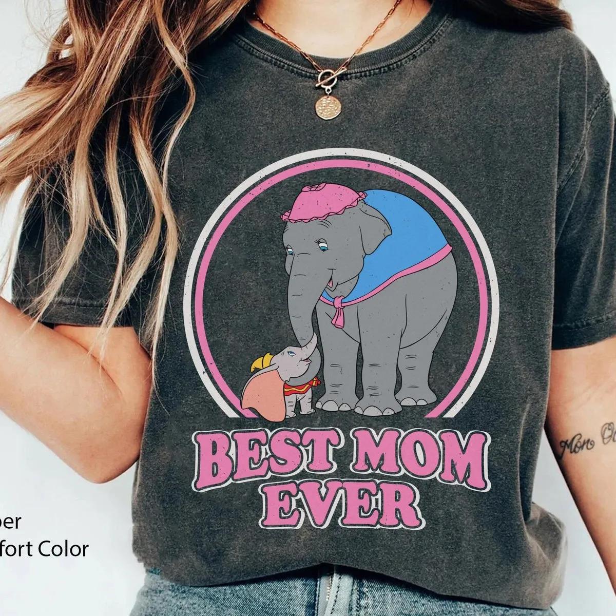 Dumbo And Mrs Jumbo Best Mom Ever Shirt 2