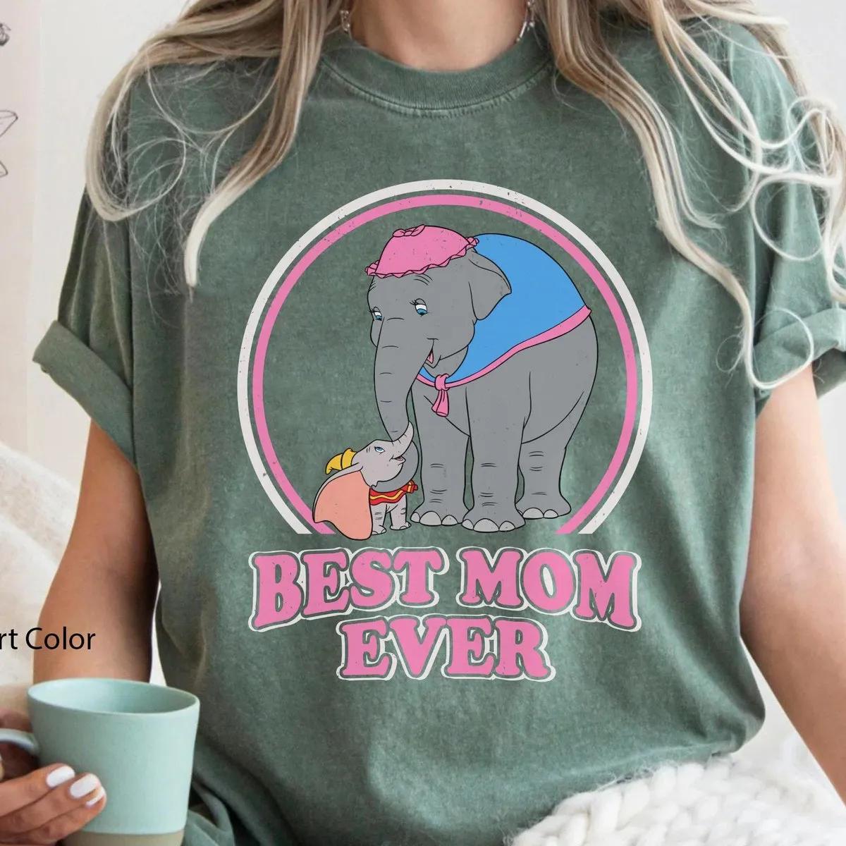 Dumbo And Mrs Jumbo Best Mom Ever Shirt 3