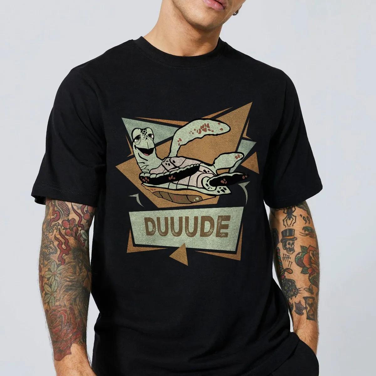 Duuude Crush 90s Retro Vintage Finding Nemo Shirt 3