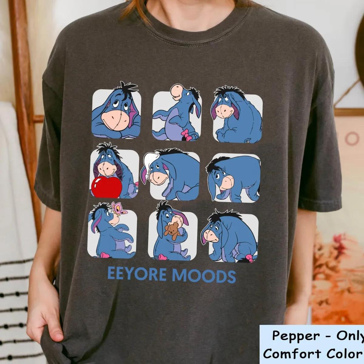 Eeyore Moods Shirt Winnie The Pooh Emotions Tee 3