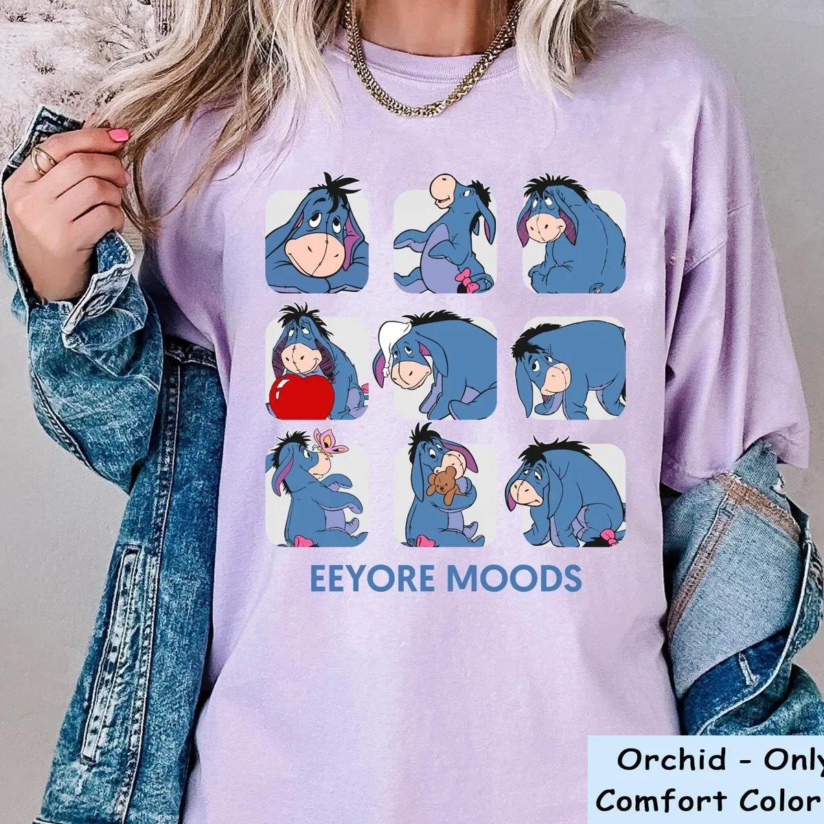 Eeyore Moods Shirt Winnie The Pooh Emotions Tee 5