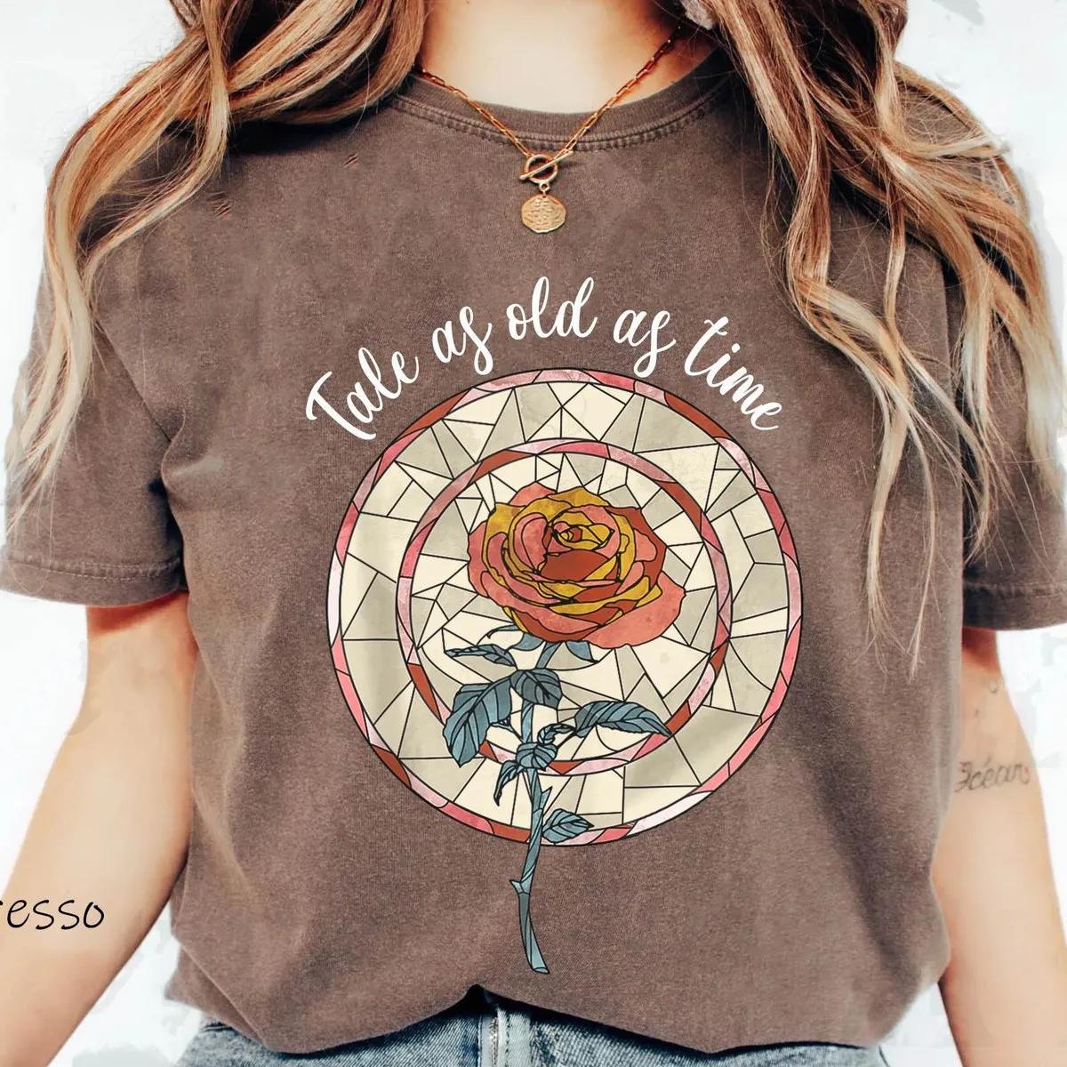 Enchanted Rose Tale As Old As Time Shirt 3