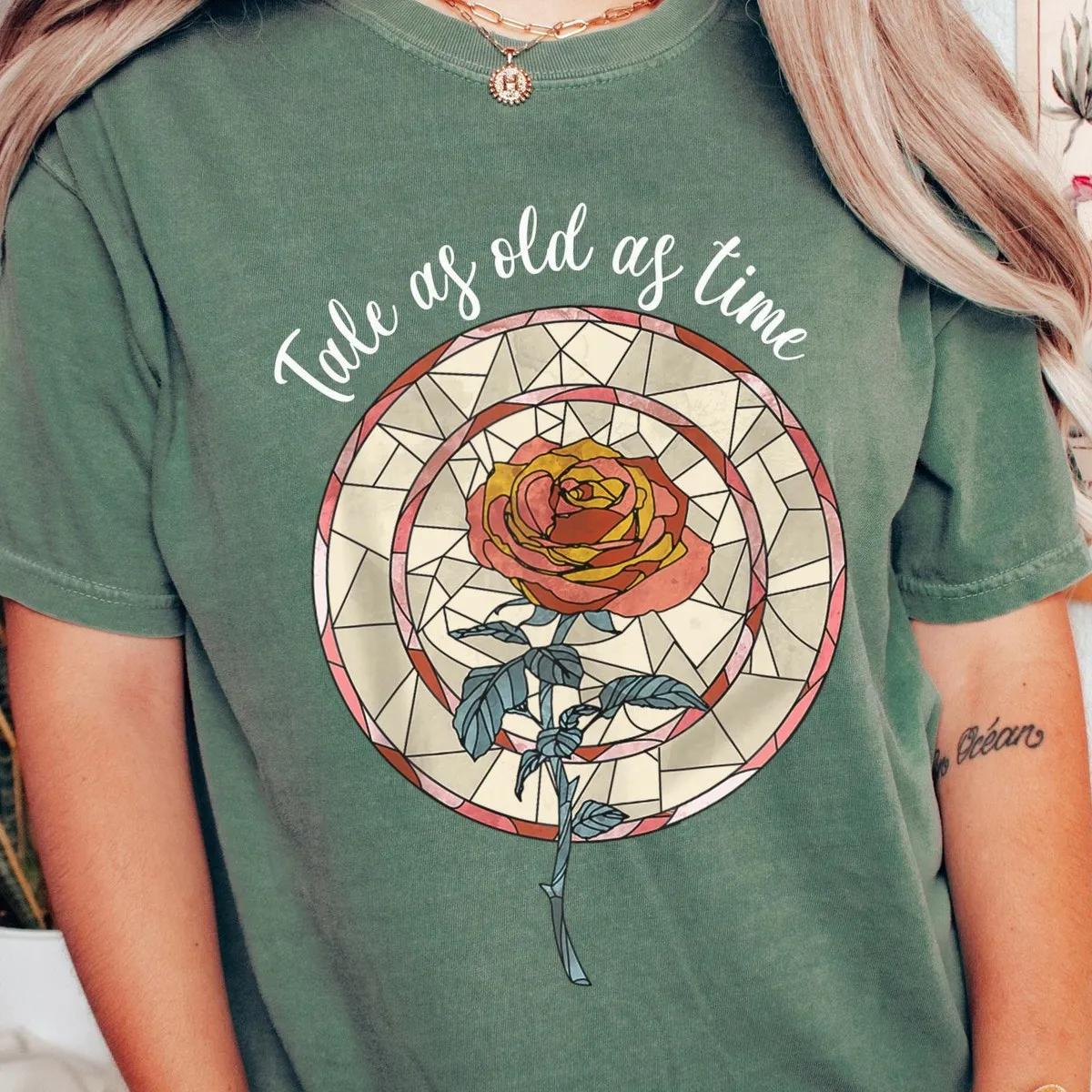 Enchanted Rose Tale As Old As Time Shirt 6