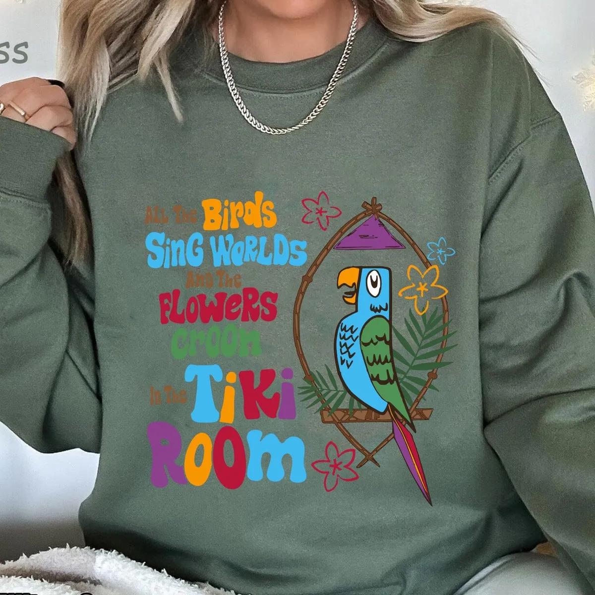 Enchanted Tiki Room All The Birds Sing Words Shirt 5