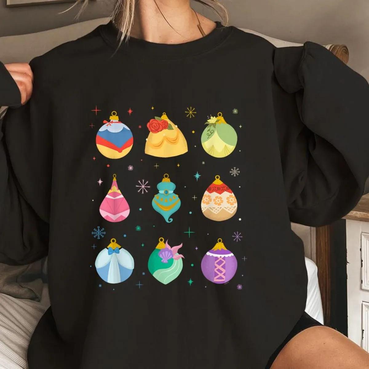 Enchanting Christmas Ornaments Disney Shirt 4 1