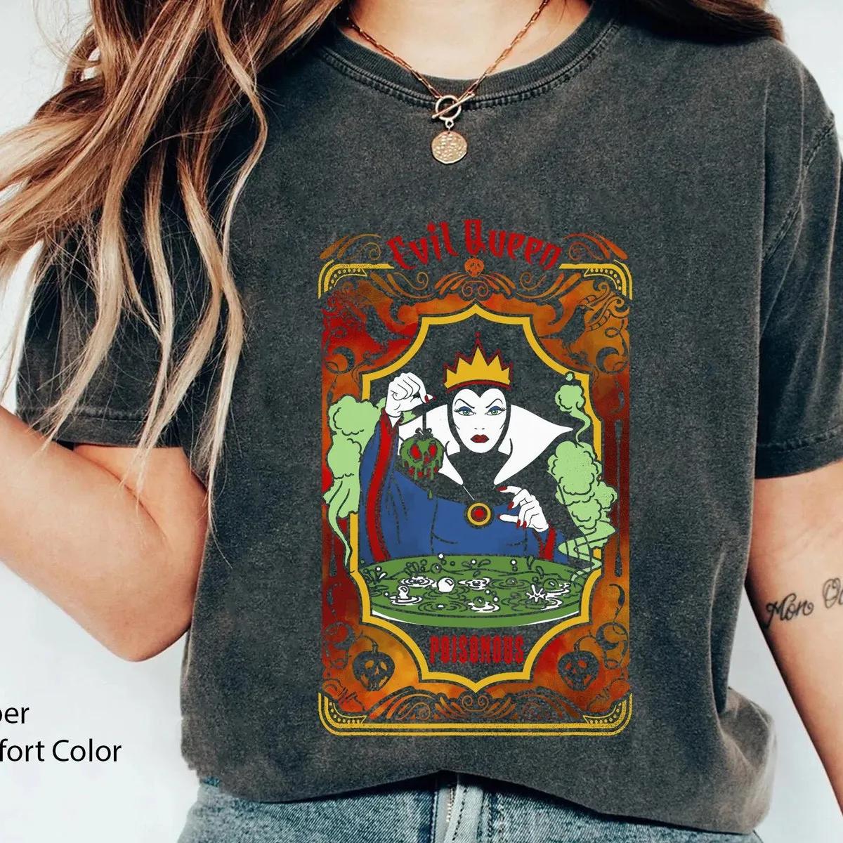 Evil Queen Tarot Card Poison Apple Shirt 2