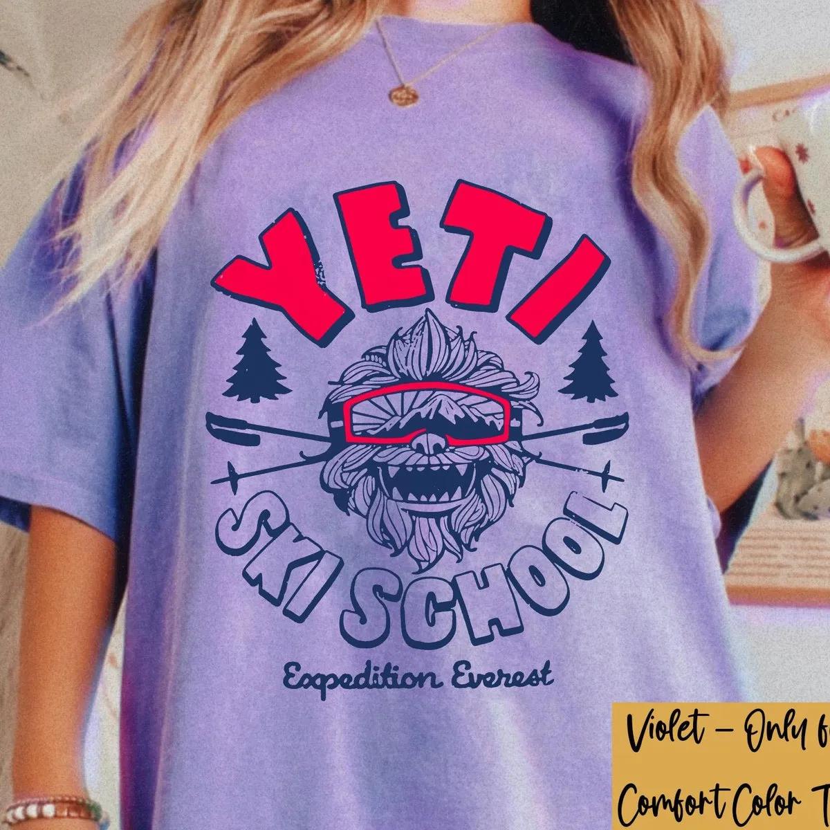 Expedition Everest Yeti Ski School Disney Shirt 4 1