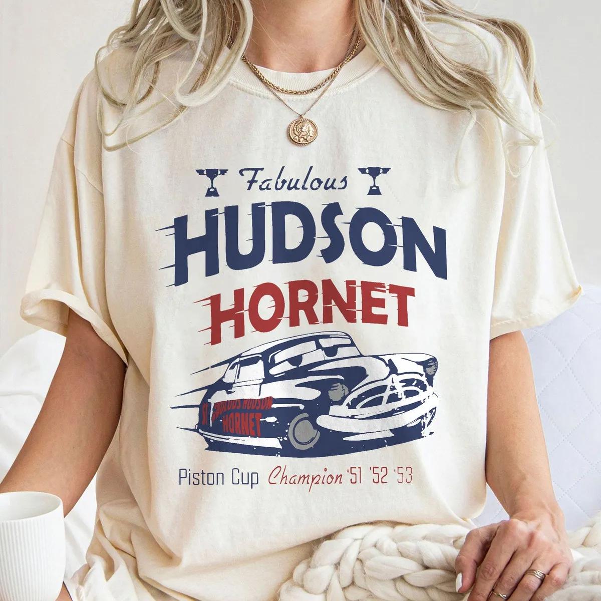 Fabulous Hudson Hornet Piston Cup Champion 51 52 53 Shirt 2 1