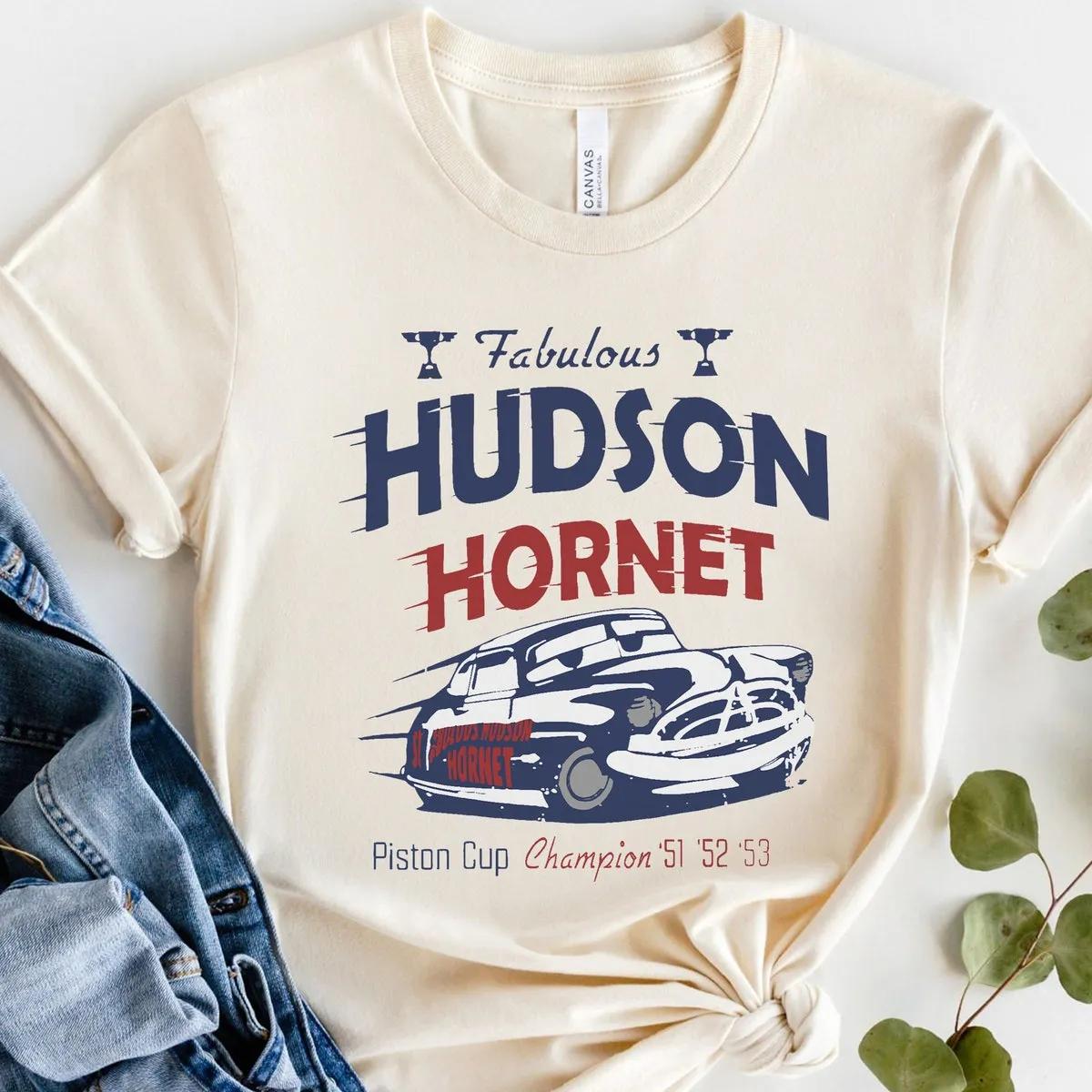 Fabulous Hudson Hornet Piston Cup Champion 51 52 53 Shirt 4 1