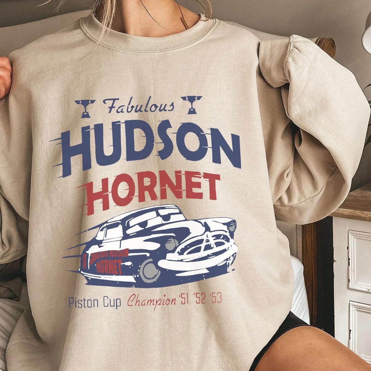 Fabulous Hudson Hornet Piston Cup Champion 51 52 53 Shirt 5 1