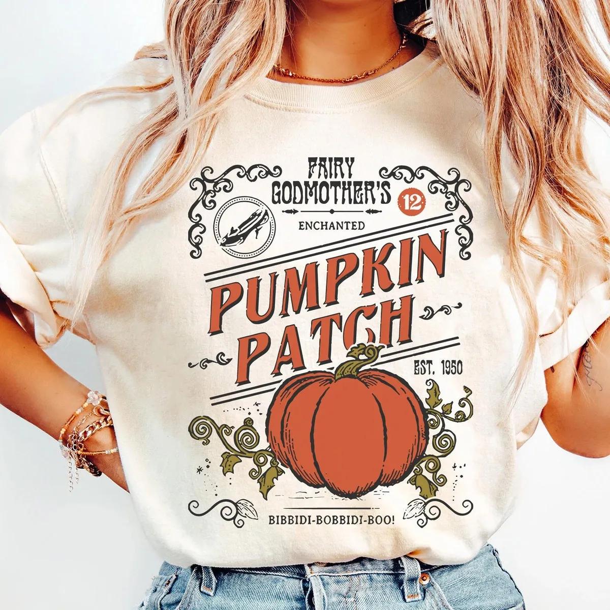 Fairy Godmothers Enchanted Pumpkin Patch Halloween Shirt 2